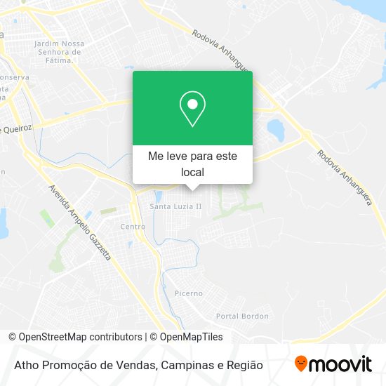 Atho Promoção de Vendas mapa