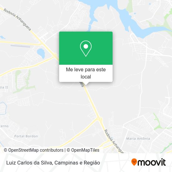 Luiz Carlos da Silva mapa