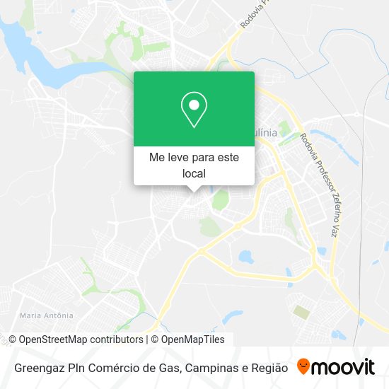 Greengaz Pln Comércio de Gas mapa