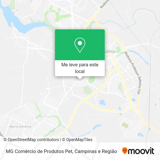 MG Comércio de Produtos Pet mapa