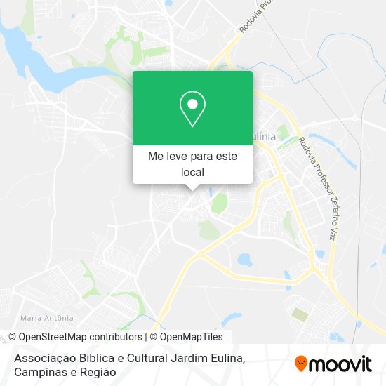 Associação Biblica e Cultural Jardim Eulina mapa
