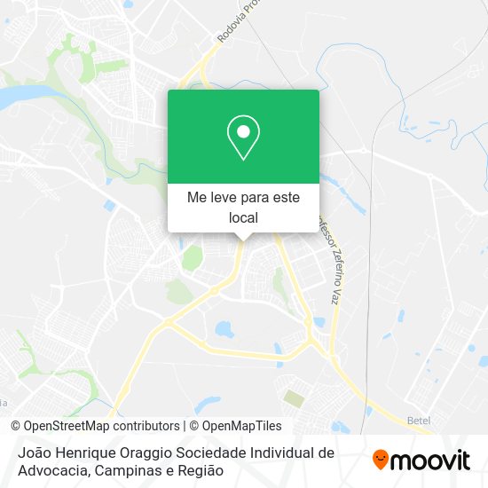 João Henrique Oraggio Sociedade Individual de Advocacia mapa