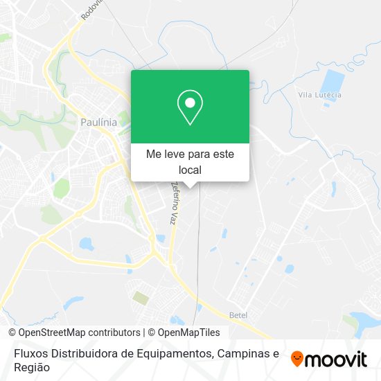 Fluxos Distribuidora de Equipamentos mapa