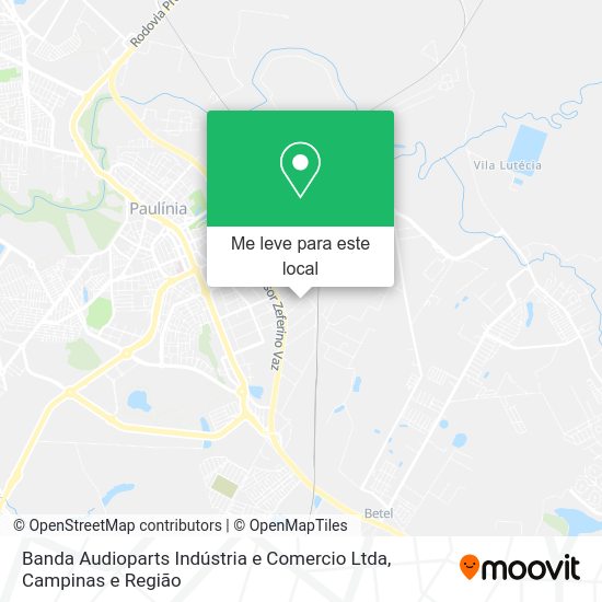 Banda Audioparts Indústria e Comercio Ltda mapa