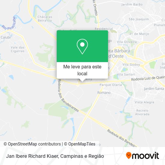 Jan Ibere Richard Kiaer mapa