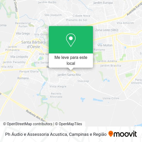 Ph Áudio e Assessoria Acustica mapa
