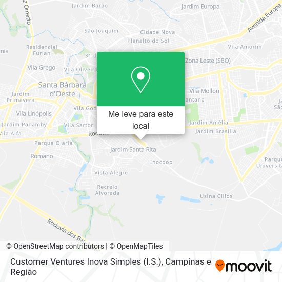 Customer Ventures Inova Simples (I.S.) mapa