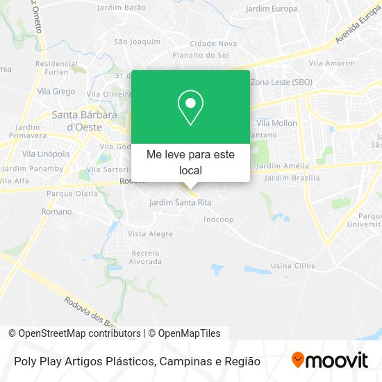 Poly Play Artigos Plásticos mapa