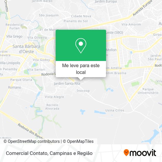Comercial Contato mapa