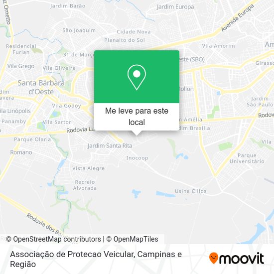 Associação de Protecao Veicular mapa