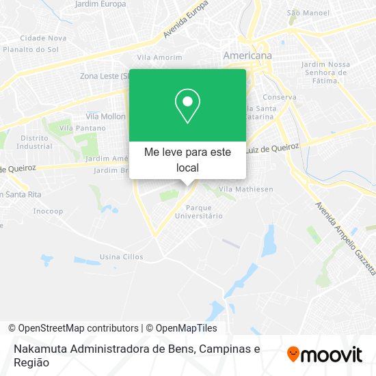 Nakamuta Administradora de Bens mapa