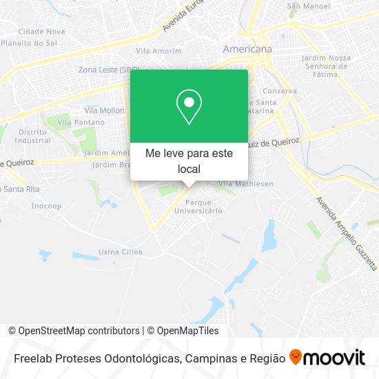 Freelab Proteses Odontológicas mapa