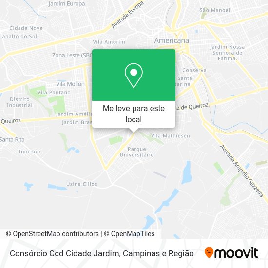 Consórcio Ccd Cidade Jardim mapa