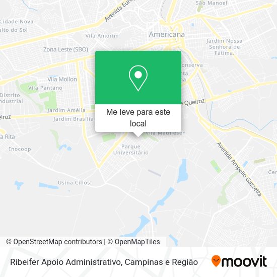 Ribeifer Apoio Administrativo mapa