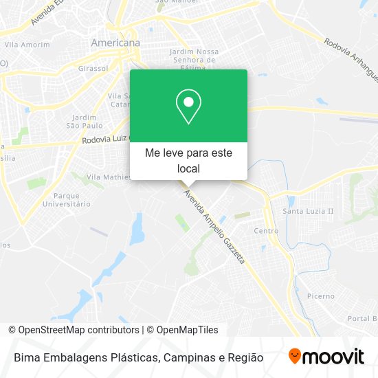 Bima Embalagens Plásticas mapa