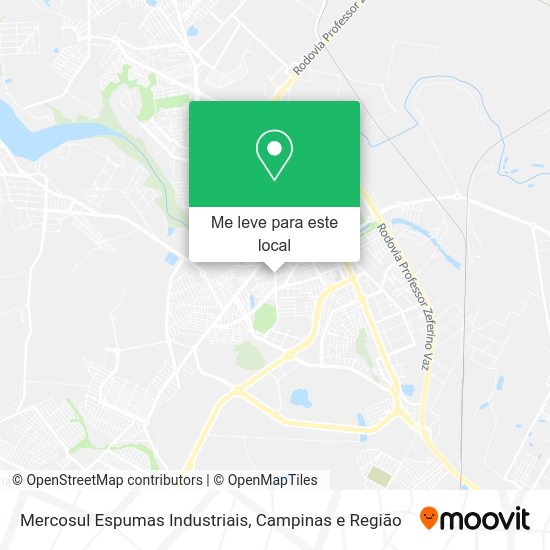 Mercosul Espumas Industriais mapa