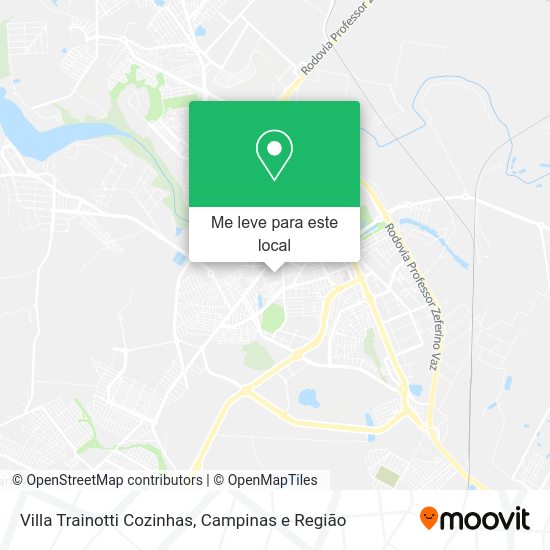 Villa Trainotti Cozinhas mapa