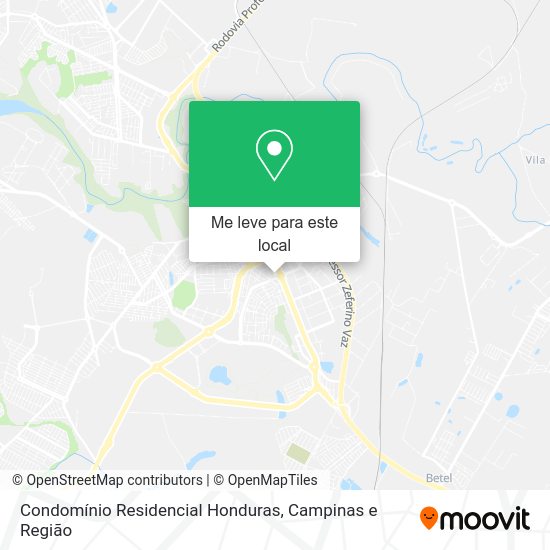 Condomínio Residencial Honduras mapa