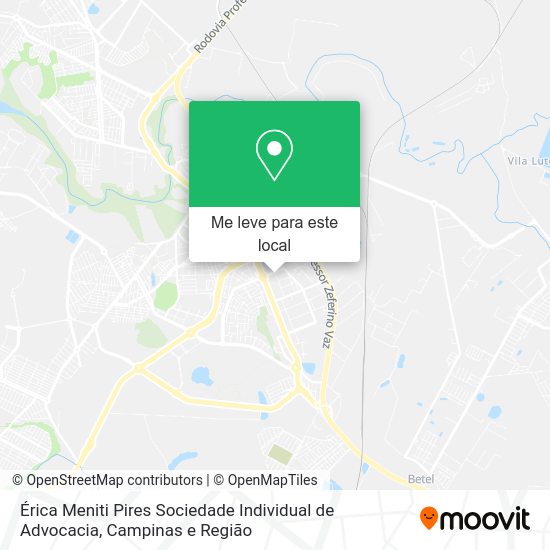 Érica Meniti Pires Sociedade Individual de Advocacia mapa