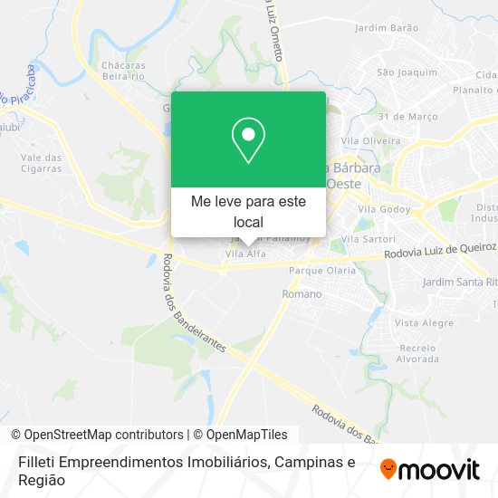 Filleti Empreendimentos Imobiliários mapa