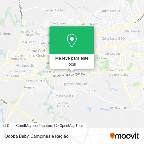 Baobá Baby mapa