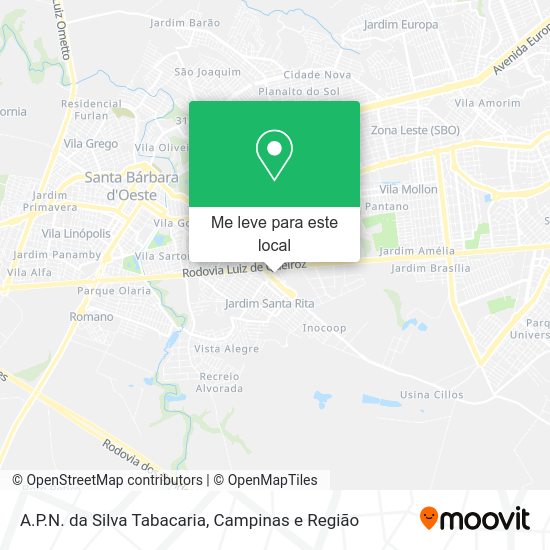 A.P.N. da Silva Tabacaria mapa