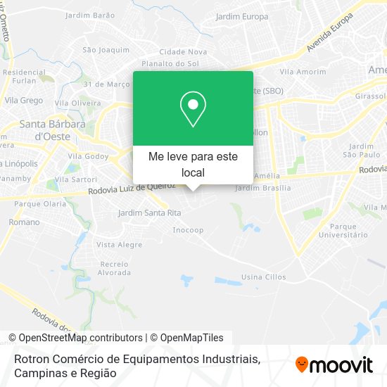 Rotron Comércio de Equipamentos Industriais mapa