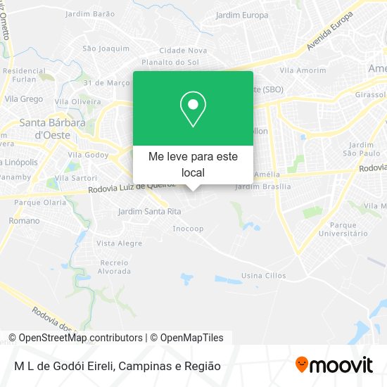 M L de Godói Eireli mapa