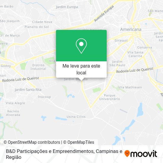 B&D Participações e Empreendimentos mapa