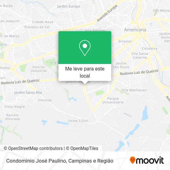 Condominio José Paulino mapa