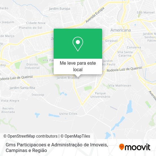 Gms Participacoes e Administração de Imoveis mapa
