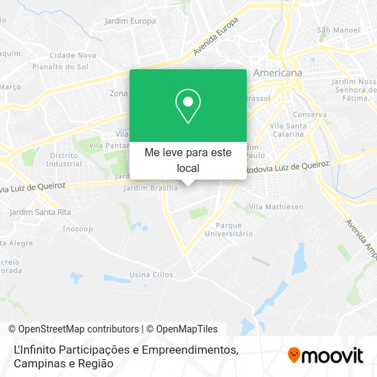 L'Infinito Participações e Empreendimentos mapa