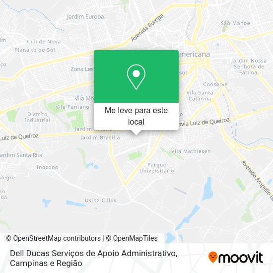 Dell Ducas Serviços de Apoio Administrativo mapa