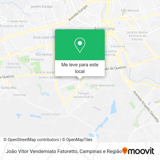 João Vitor Vendemiato Fatoretto mapa