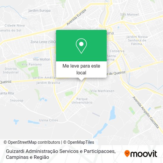 Guizardi Administração Servicos e Participacoes mapa