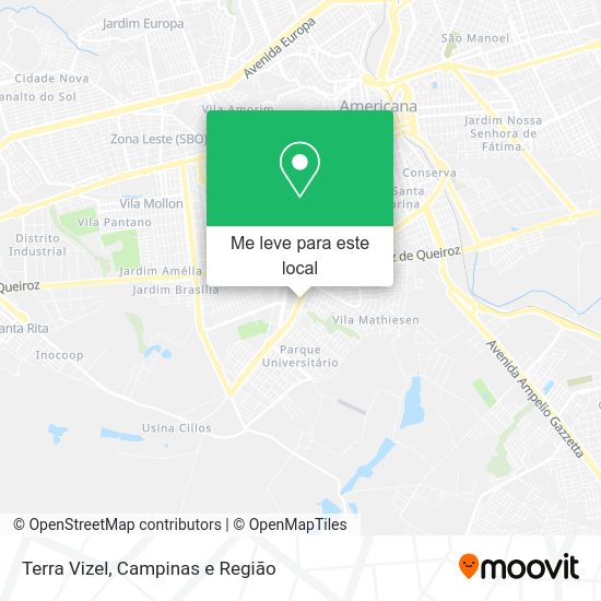 Terra Vizel mapa