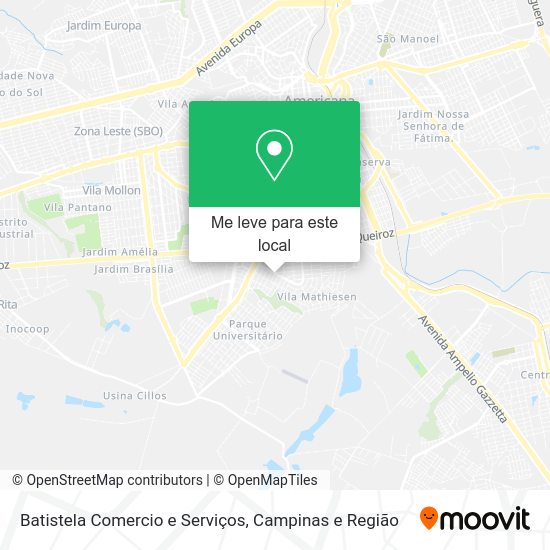 Batistela Comercio e Serviços mapa