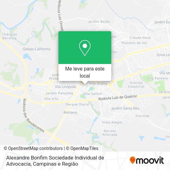 Alexandre Bonfim Sociedade Individual de Advocacia mapa