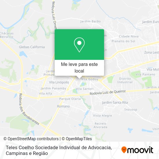 Teles Coelho Sociedade Individual de Advocacia mapa