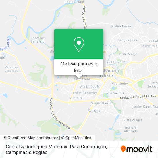 Cabral & Rodrigues Materiais Para Construção mapa