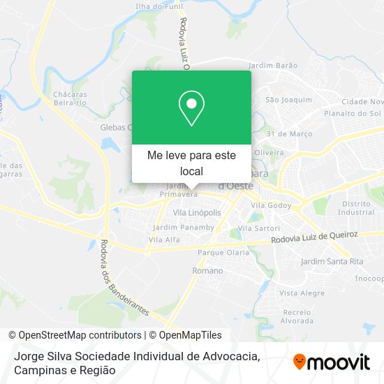 Jorge Silva Sociedade Individual de Advocacia mapa