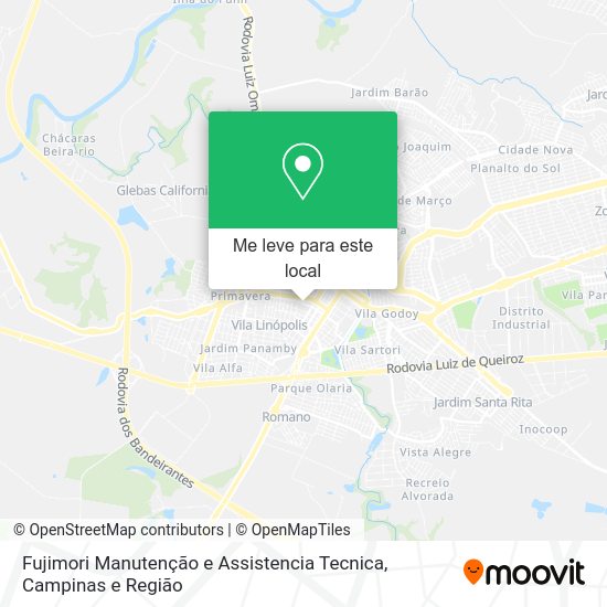 Fujimori Manutenção e Assistencia Tecnica mapa