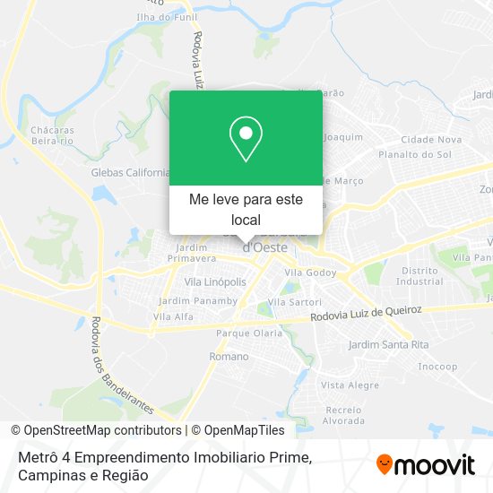 Metrô 4 Empreendimento Imobiliario Prime mapa