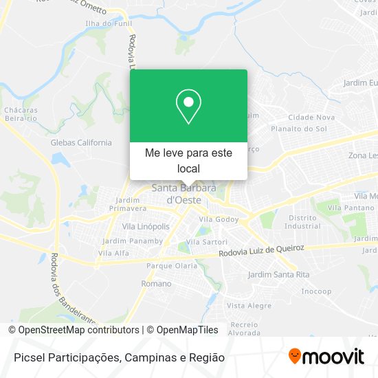 Picsel Participações mapa