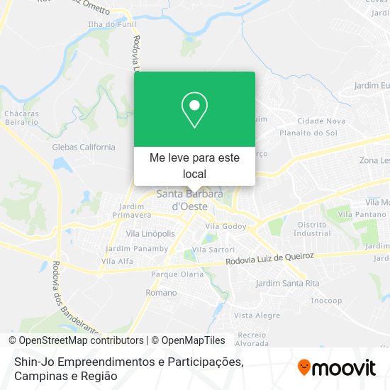 Shin-Jo Empreendimentos e Participações mapa