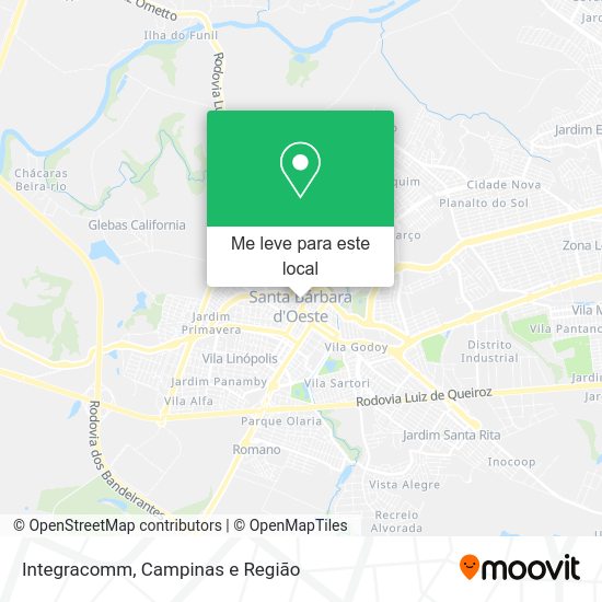 Integracomm mapa