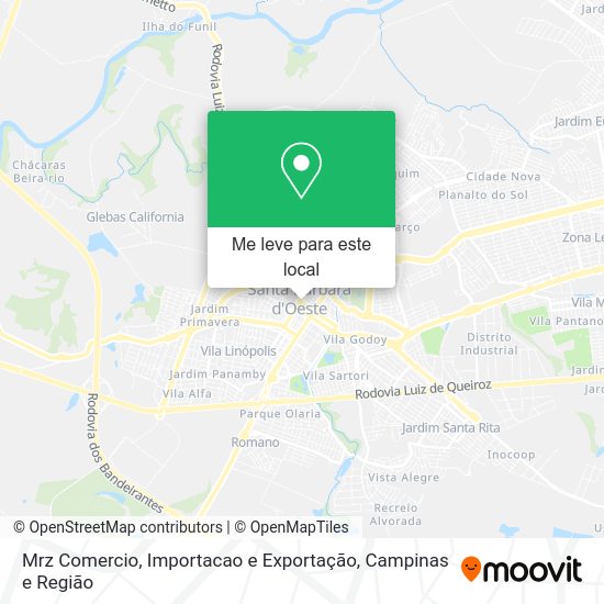 Mrz Comercio, Importacao e Exportação mapa