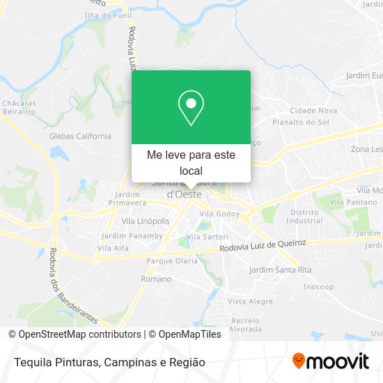 Tequila Pinturas mapa
