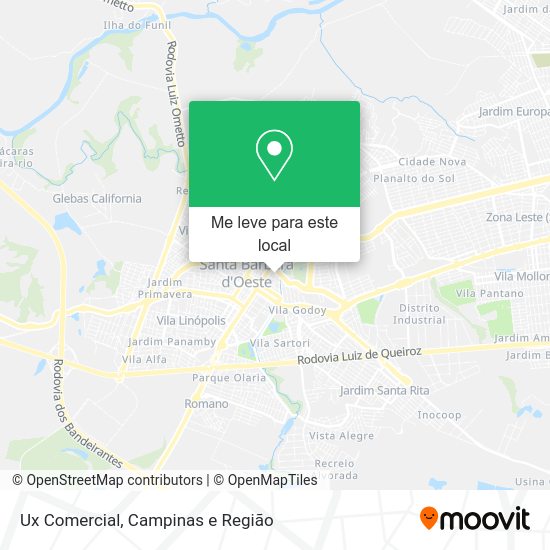 Ux Comercial mapa