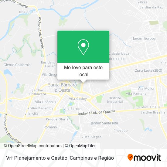 Vrf Planejamento e Gestão mapa